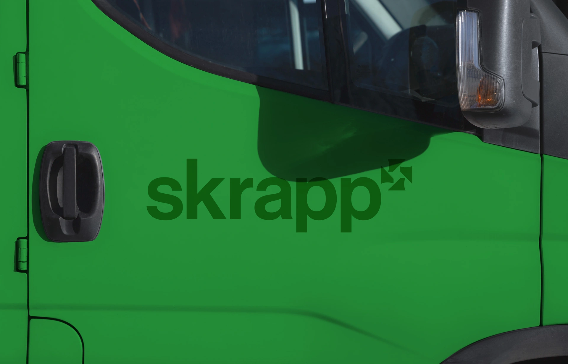 Skrapp branding with urban-friendly design, smart recycling interface, and visual system for behavior change.