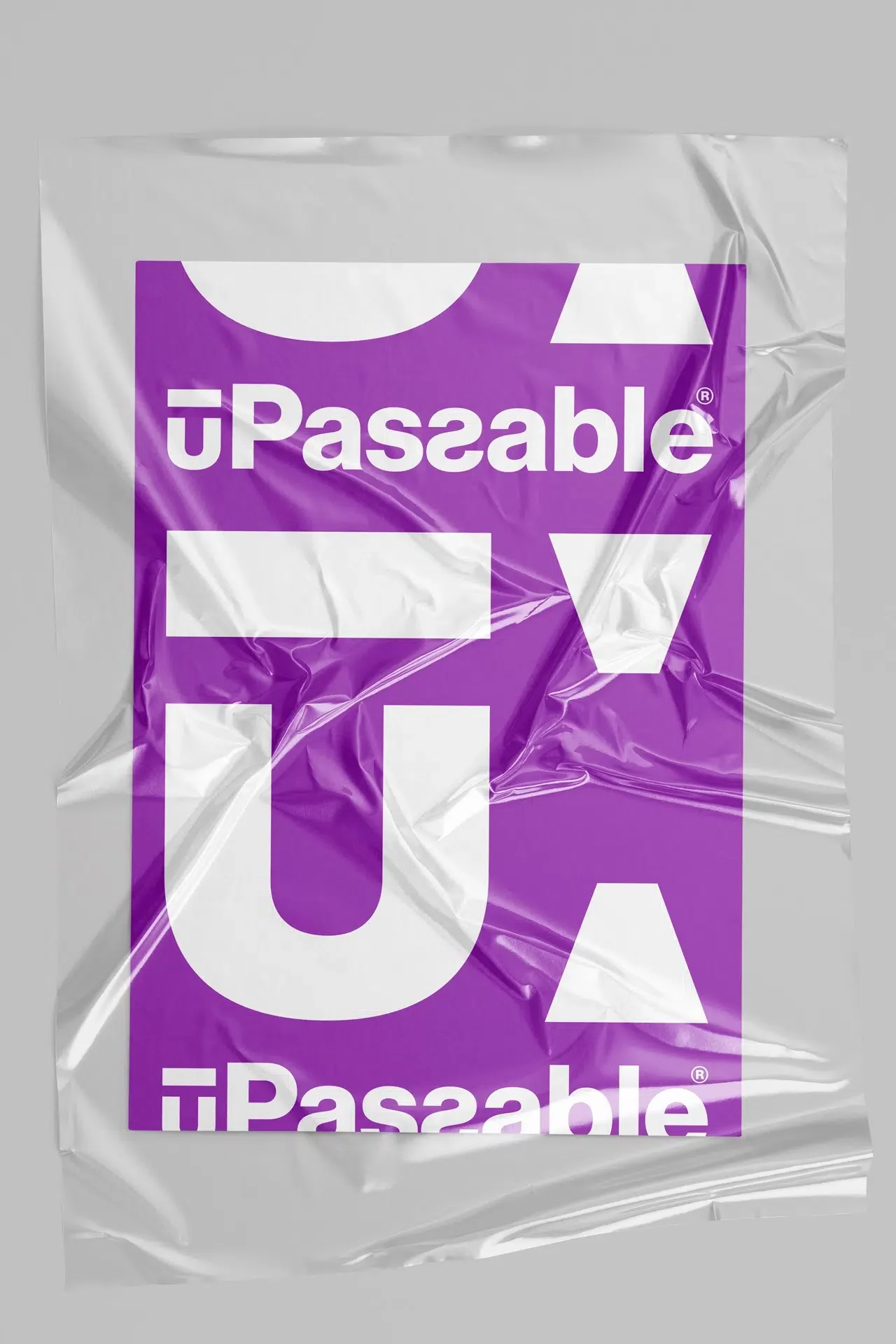 Visual identity for uPassable, featuring a colorful palette, modular design system, and playful structure aimed at making language test preparation feel intuitive and human-centered.