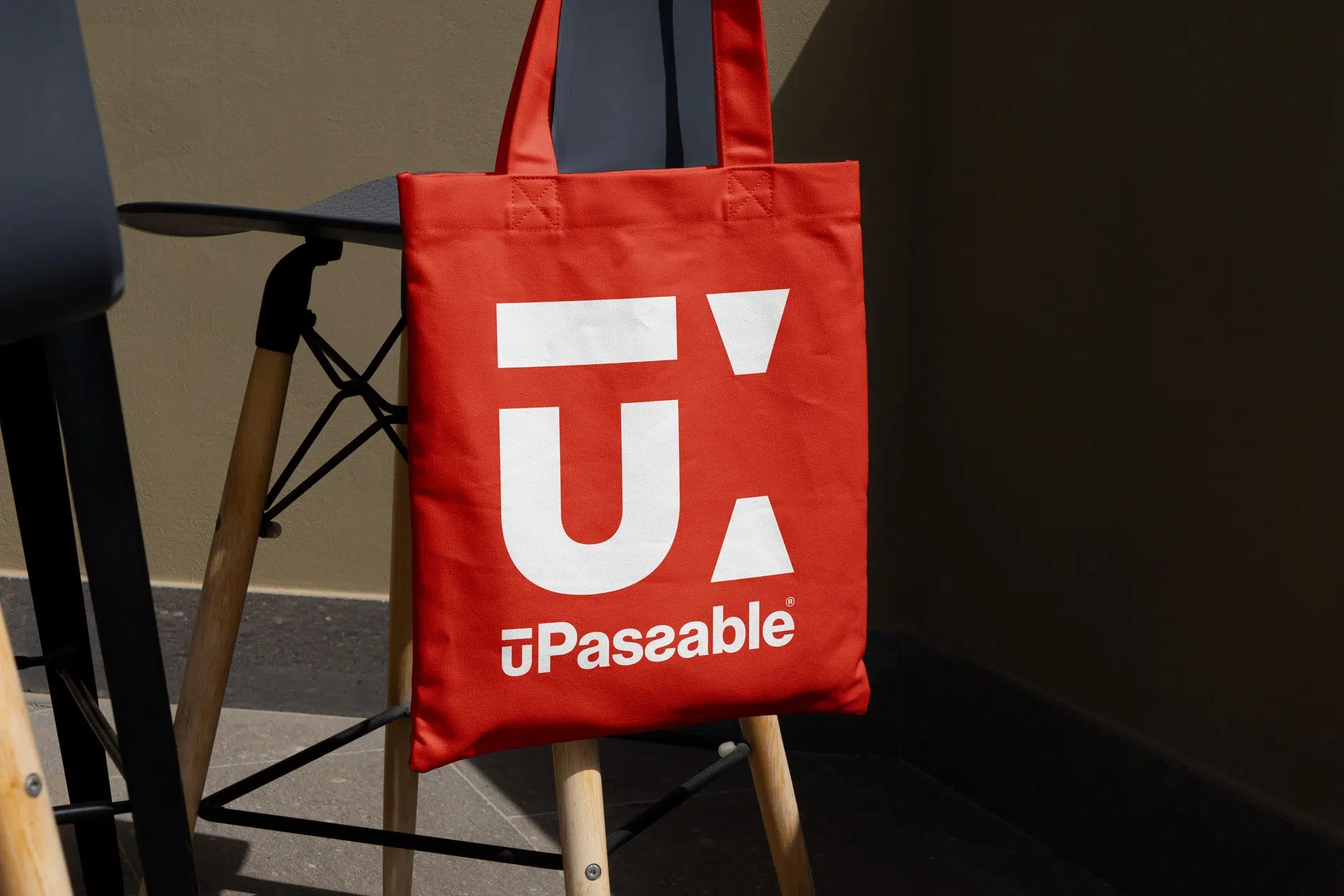 Visual identity for uPassable, featuring a colorful palette, modular design system, and playful structure aimed at making language test preparation feel intuitive and human-centered.